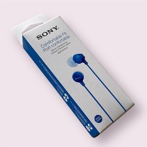 Sony In-Ear Wired Earbuds- Blue